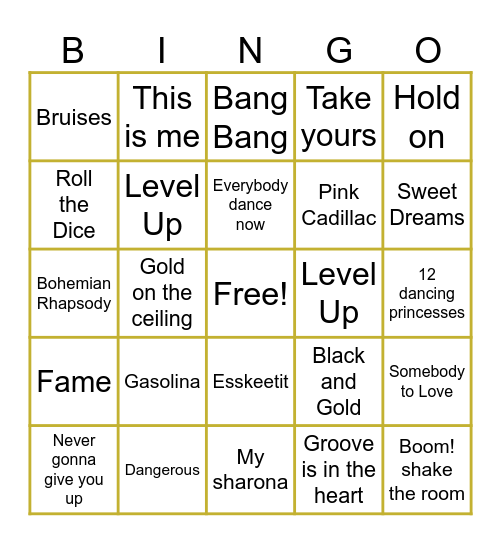 PAW Bingo Card