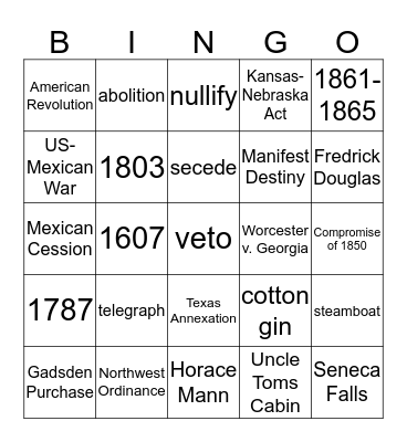 BINGO! Bingo Card