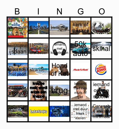 Geo Bingo Card