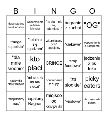 BAGI I INEZ Bingo Card