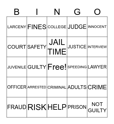 CAREER DAY Bingo Card