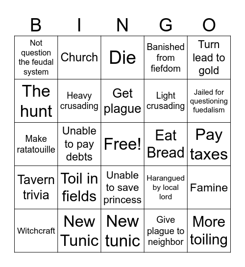 1547 Bingo Card