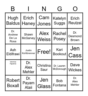 RM Kickoff 2024 Bingo! Bingo Card