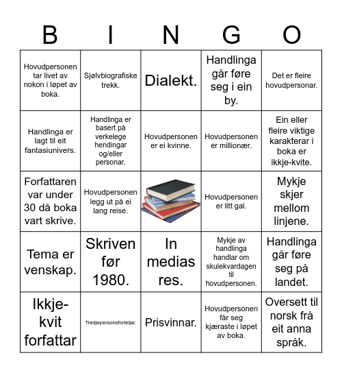 Boka mi - Bingo Card