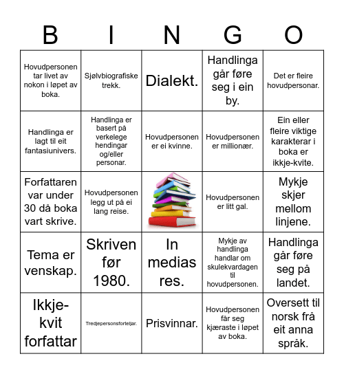 Boka mi Bingo Card