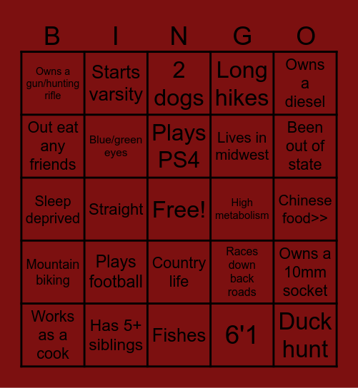 Donnys bingo Card