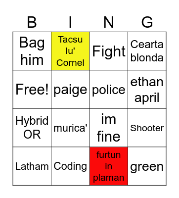 Chicago Med Bingo Card