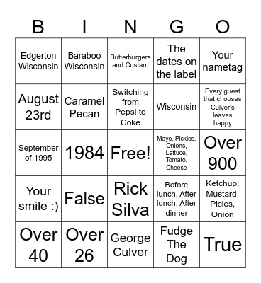 Bleed Blue Bingo Card