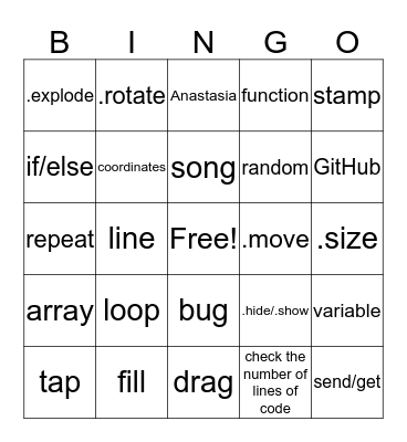 Bitsbox Bingo Card