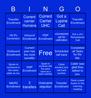 HealthSherpa BING Bingo Card