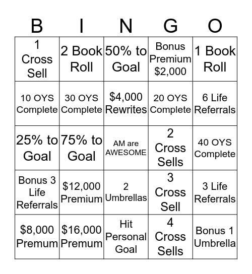 Marvelous May Bingo Card