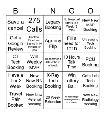 Trust the Hustle and Muscle Bingo Card