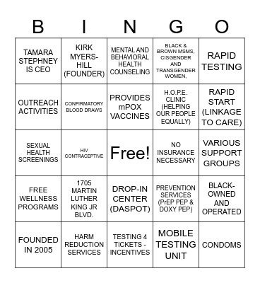 ABOUNDING PROSPERITY Bingo Card