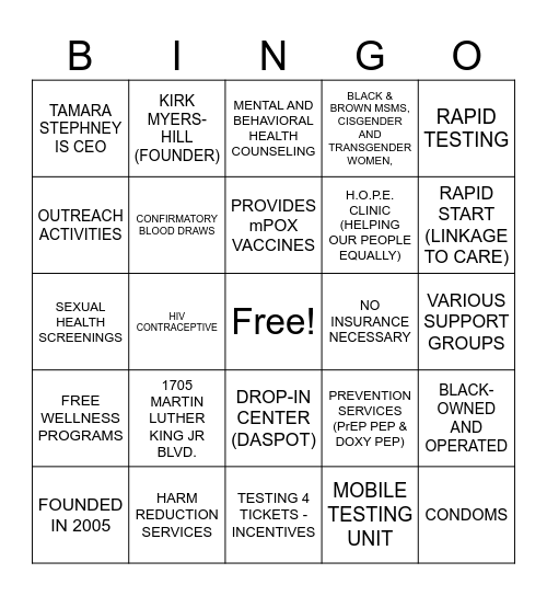 ABOUNDING PROSPERITY Bingo Card