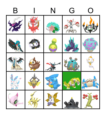 2024 Shiny Bingo Card