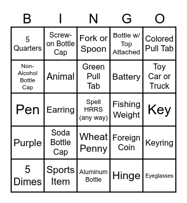 HRRS BINGO! Bingo Card