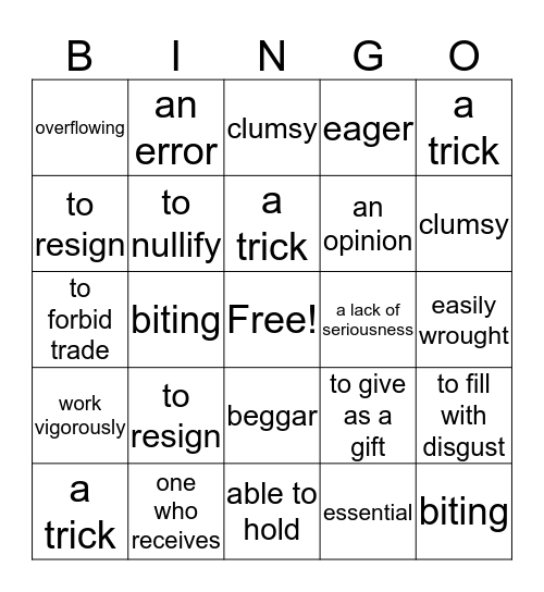 Natalia Zielinska :) Bingo Card