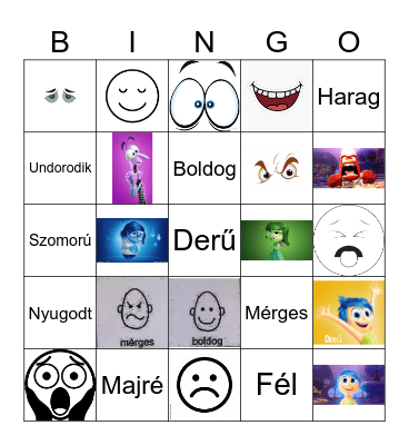 Érzés Bingo Card