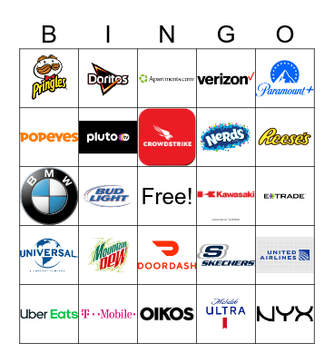 Super Bowl 50 Bingo Card