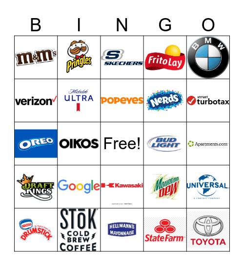 Super Bowl 50 Bingo Card