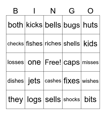 1.6 BINGO Card