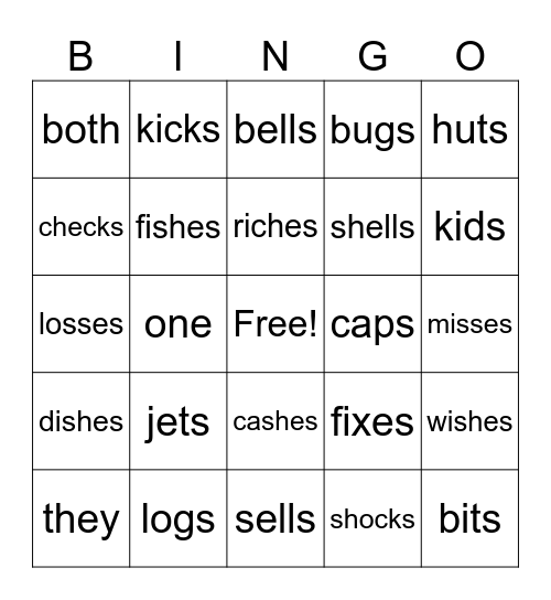 1.6 BINGO Card