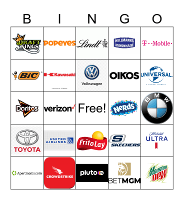 Super Bowl 50 Bingo Card