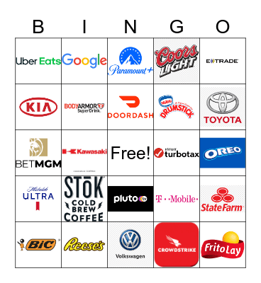 Super Bowl 50 Bingo Card