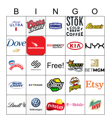 Super Bowl 50 Bingo Card