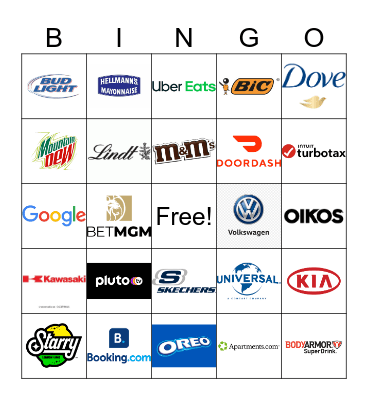 Super Bowl 50 Bingo Card