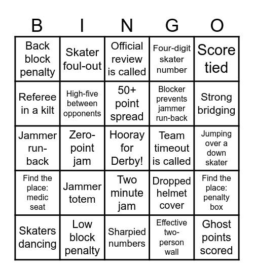 Y'all Stars Bingo Card