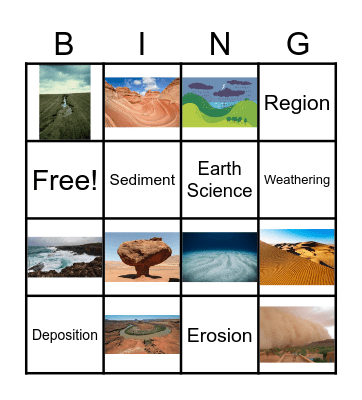 Wind and Water Bingo Card