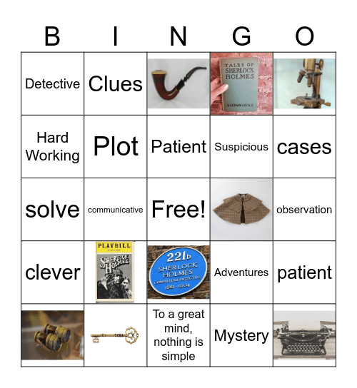 Mystery Bingo Card