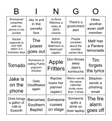 2024 Beach Bingo 🌊 Bingo Card