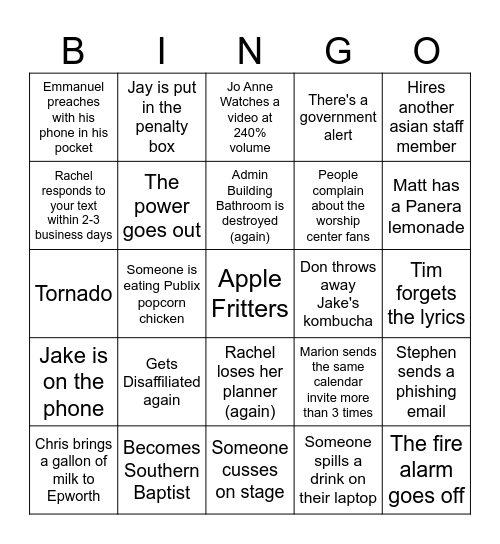 2024 Beach Bingo 🌊 Bingo Card