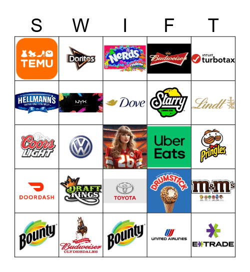 In Our Super Bowl Era Bingo Card