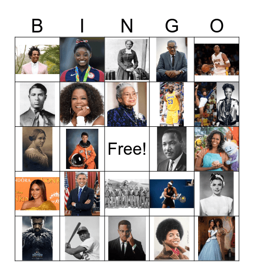 BLACK HISTORY Bingo Card