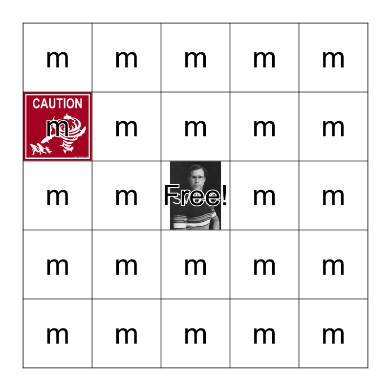 EOP Workshops Bingo Card