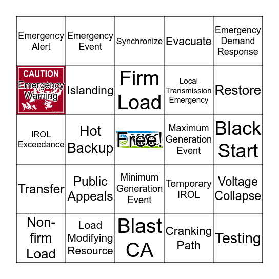 EOP Workshops BINGO Card