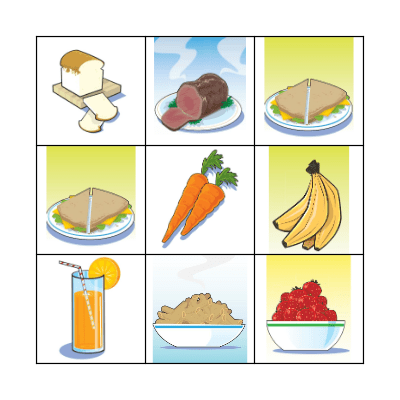 Food bingo! Bingo Card