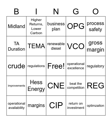 SETH 2024 Bingo Card