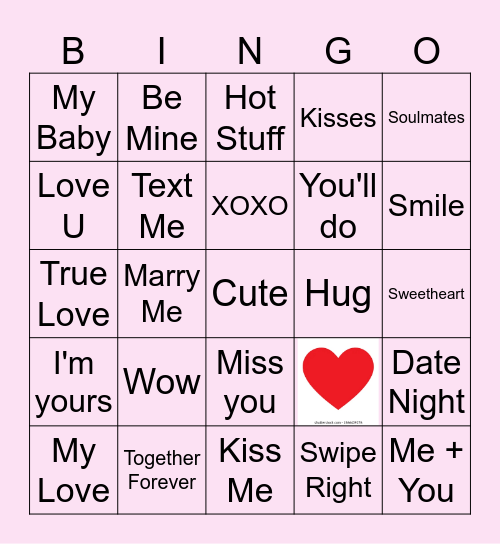 Finance Valentine Bingo Card