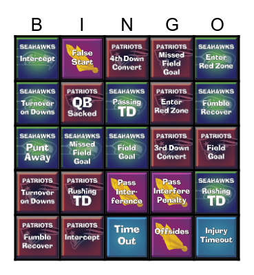 BENITO BOWL Bingo Card