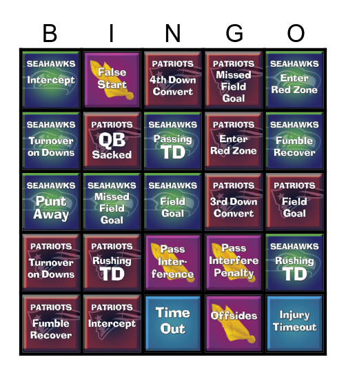 BENITO BOWL Bingo Card