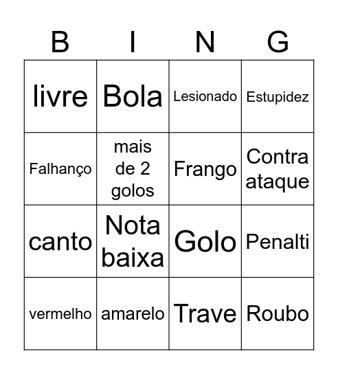 Fm Bingo Card