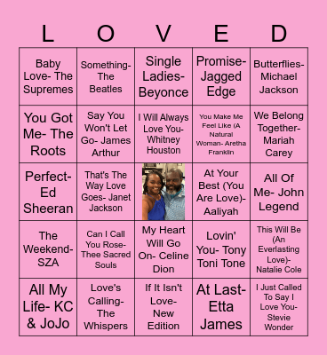 Love is in the Air!- For Every Circumstance! Bingo Card