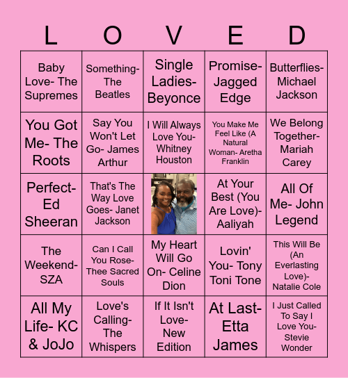 Love is in the Air!- For Every Circumstance! Bingo Card