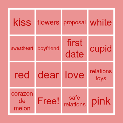 GALENTINE'S Bingo Card