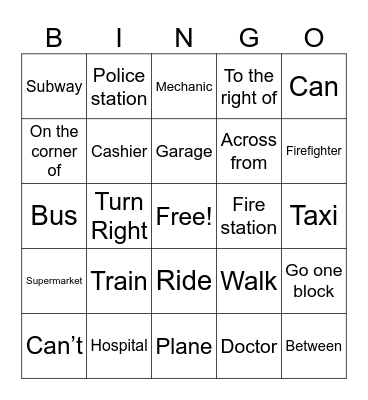 Early Emerging Bingo Card