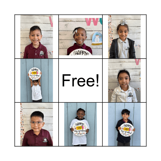 Kleiner Kindergarten Bingo Card